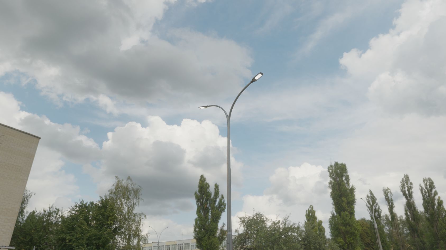 Street Light 12 version 10 6m with pole 4 Low-poly 3D model_47