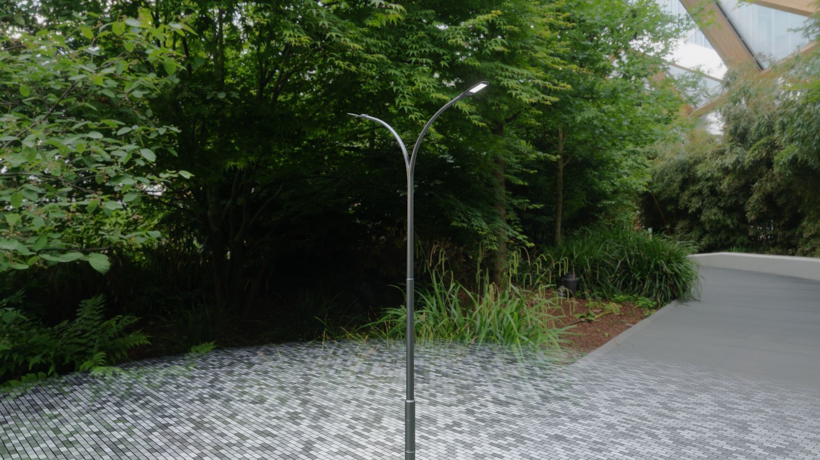 Street Light 12 version 10 6m with pole 4 Low-poly 3D model_98