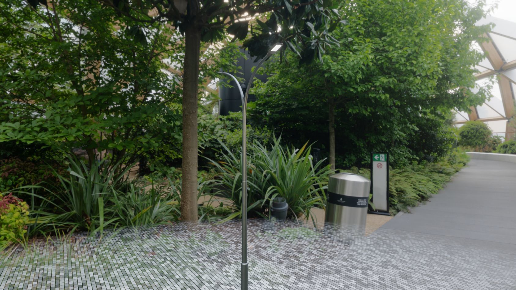 Street Light 12 version 10 6m with pole 4 Low-poly 3D model_82