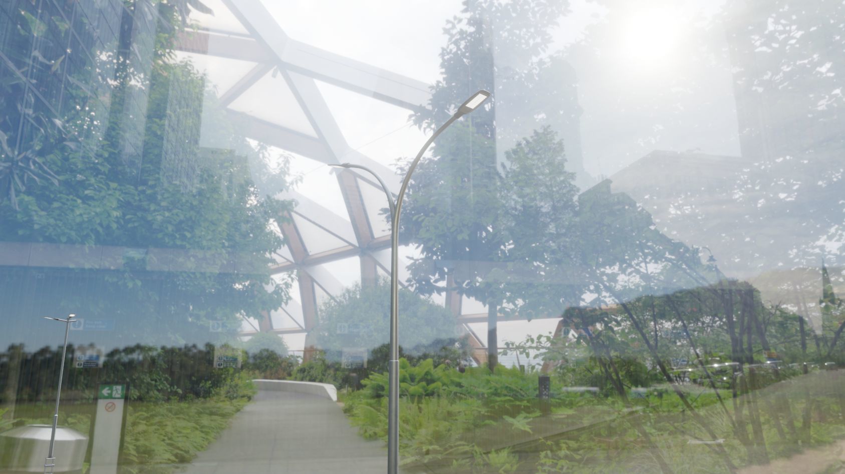 Street Light 12 version 10 6m with pole 4 Low-poly 3D model_64