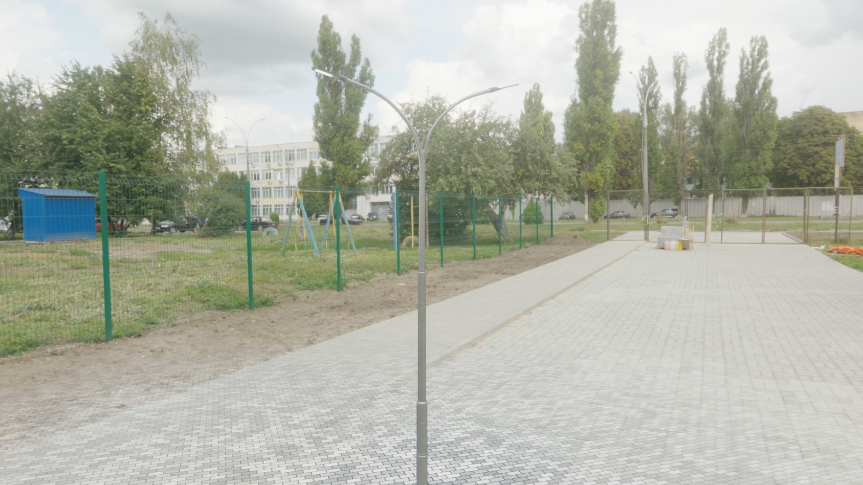 Street Light 12 version 10 6m with pole 4 Low-poly 3D model_91