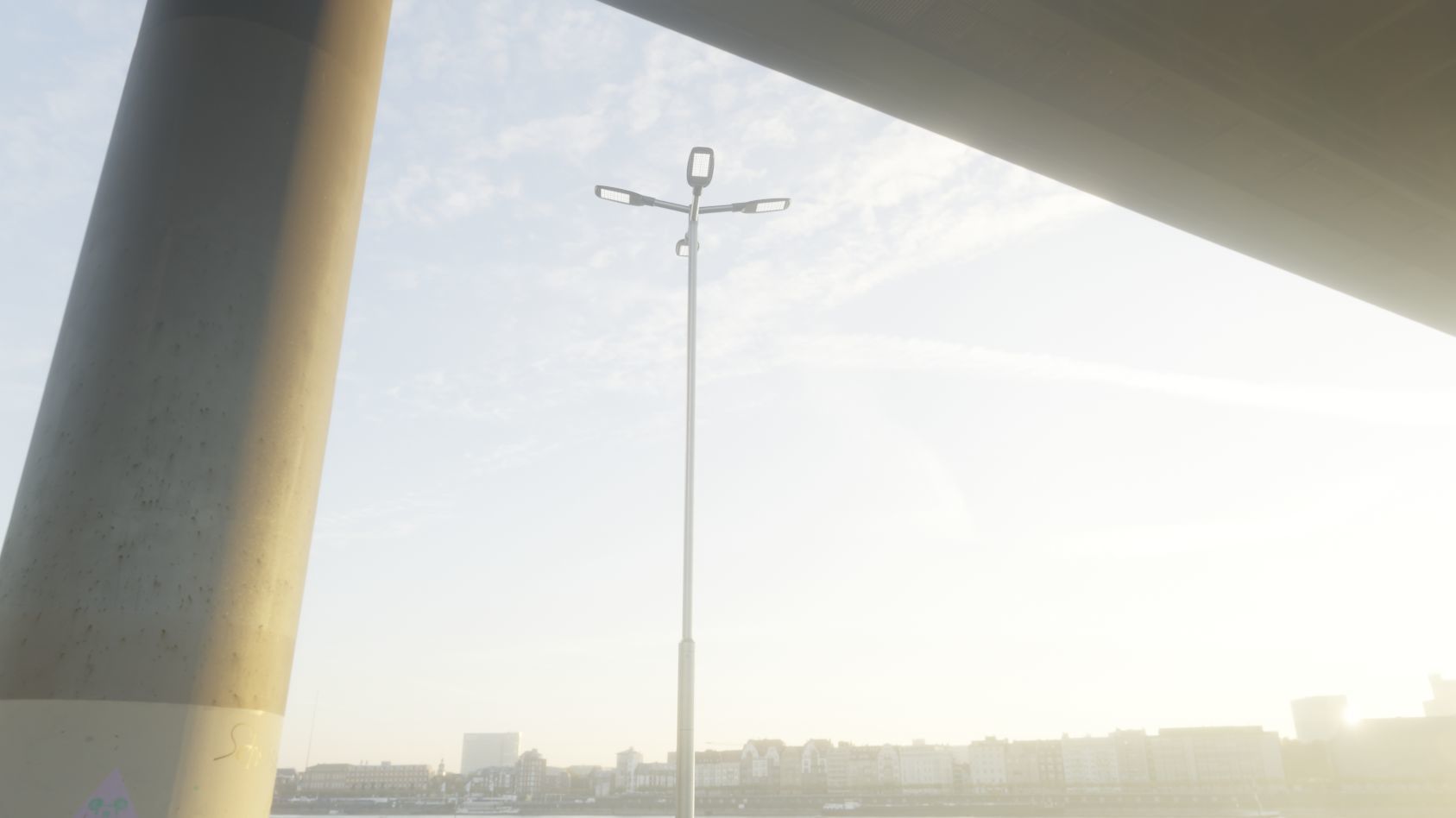 Street Light 12 version 9 5m with pole 2 Low-poly 3D model_37