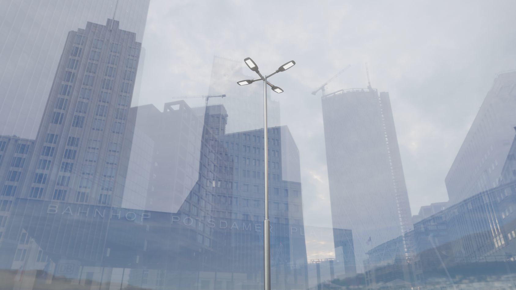 Street Light 12 version 9 5m with pole 2 Low-poly 3D model_24