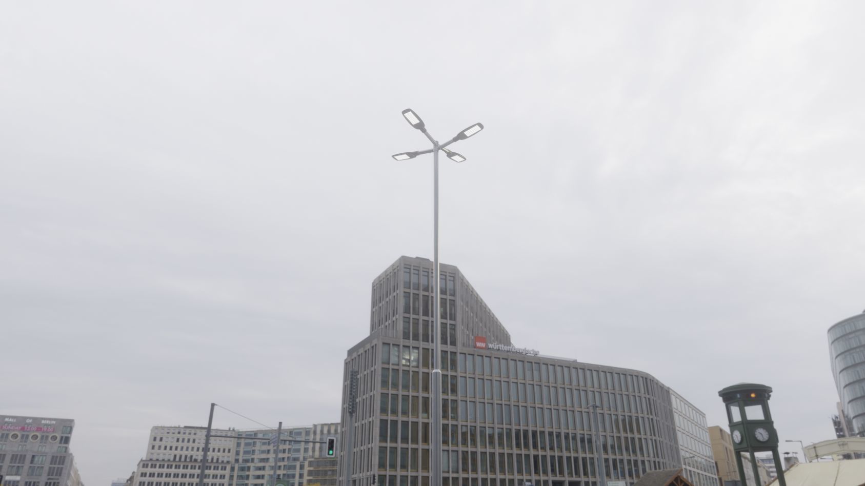 Street Light 12 version 9 5m with pole 2 Low-poly 3D model_16