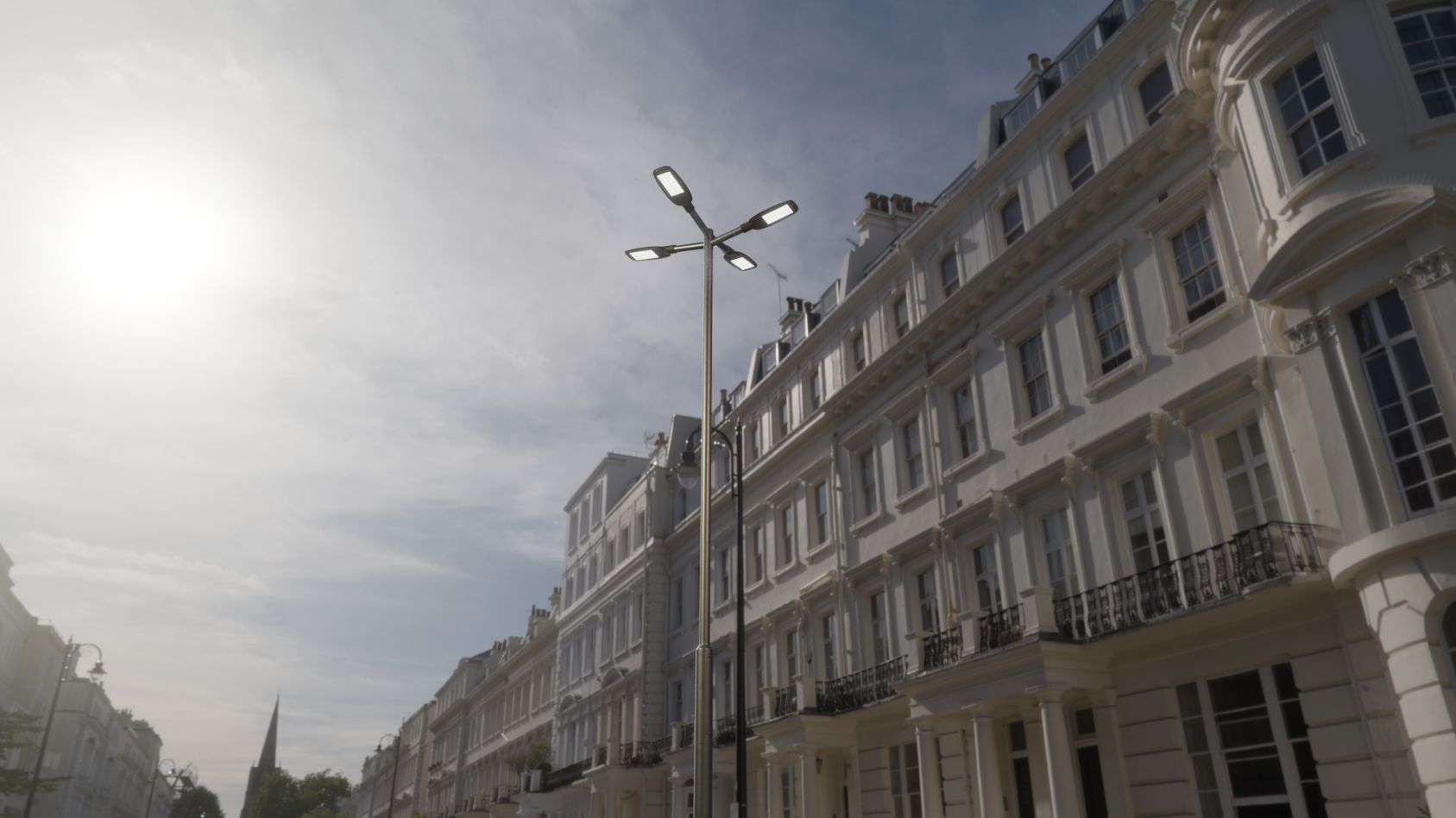 Street Light 12 version 9 5m with pole 2 Low-poly 3D model_32