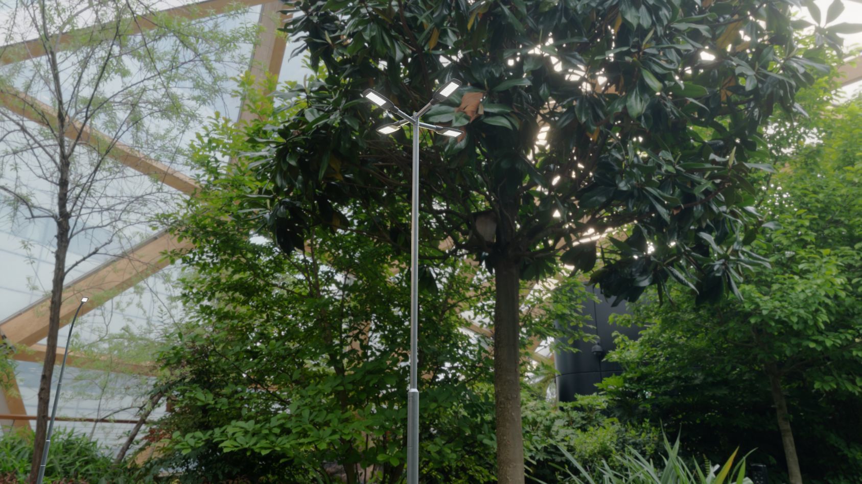 Street Light 12 version 9 5m with pole 2 Low-poly 3D model_42