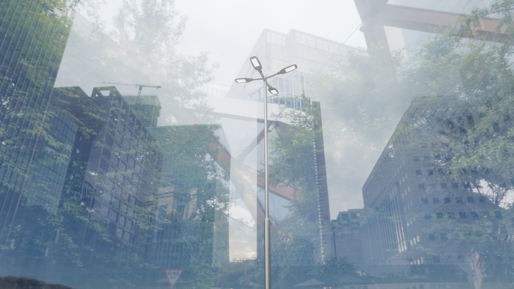 Street Light 12 version 9 5m with pole 2 Low-poly 3D model_23