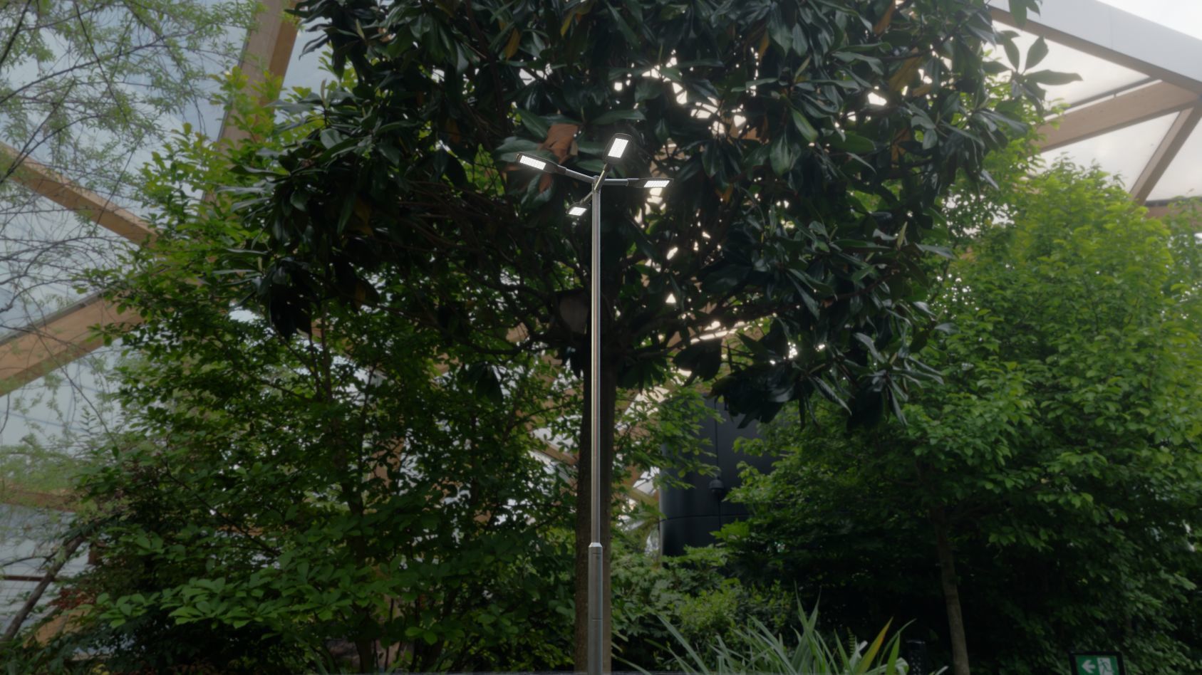 Street Light 12 version 9 5m with pole 2 Low-poly 3D model_92