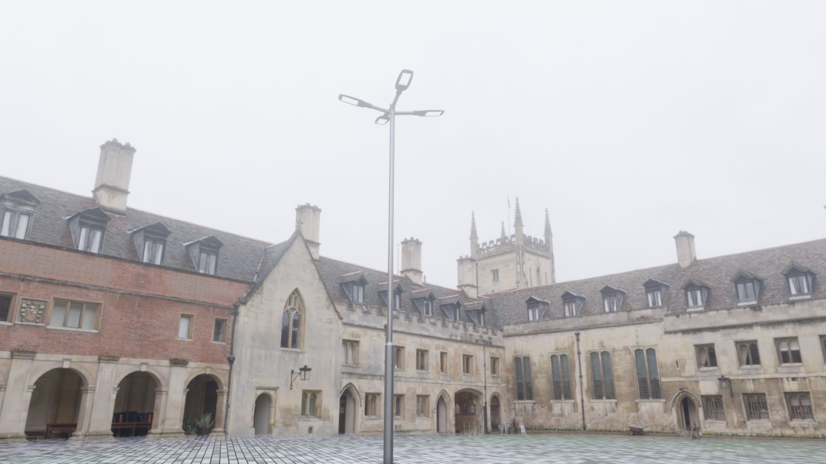 Street Light 12 version 9 5m with pole 2 Low-poly 3D model_84