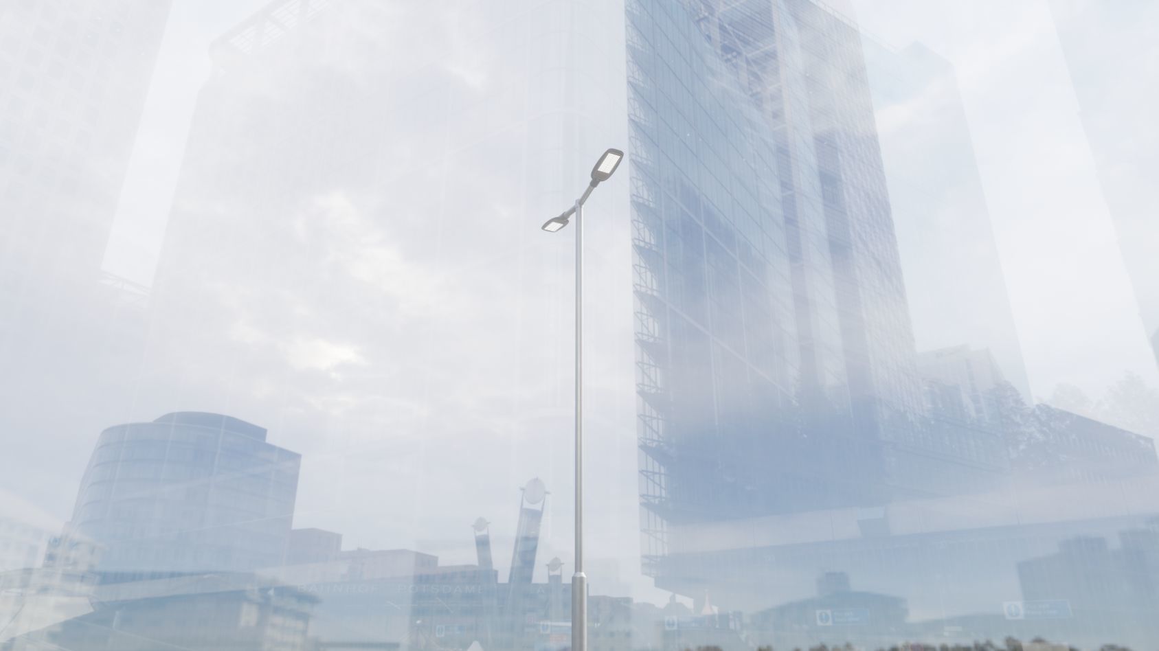 Street Light 12 version 7 5m with pole 2 Low-poly 3D model_24