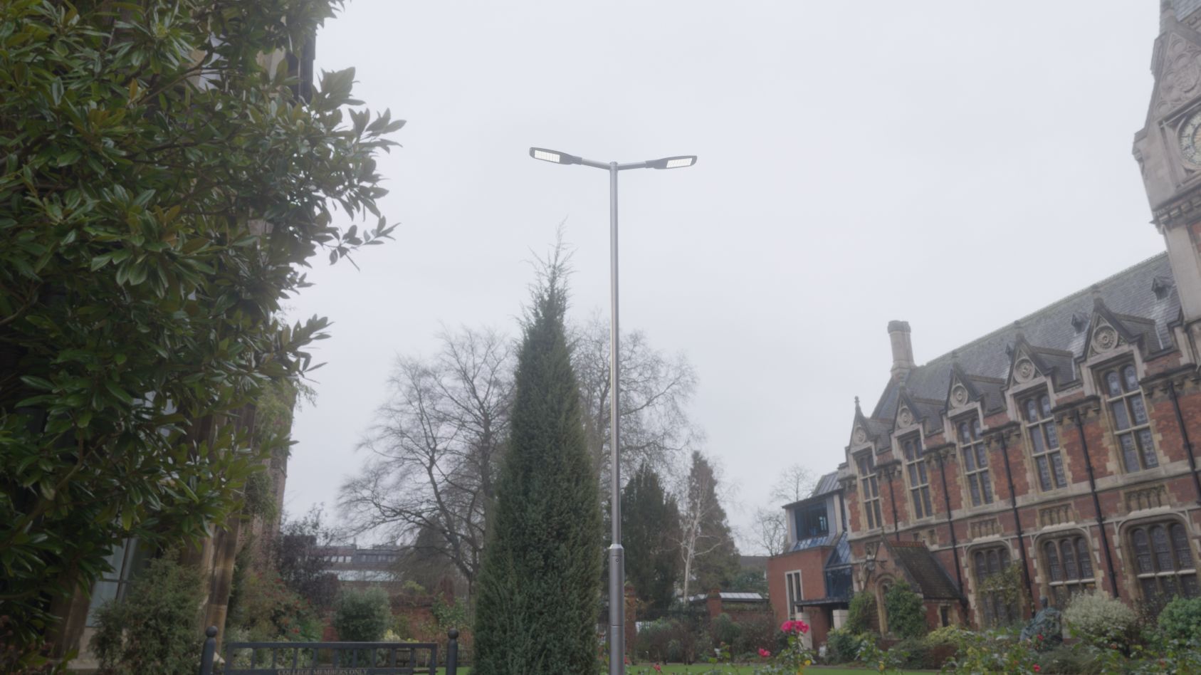 Street Light 12 version 7 5m with pole 2 Low-poly 3D model_34