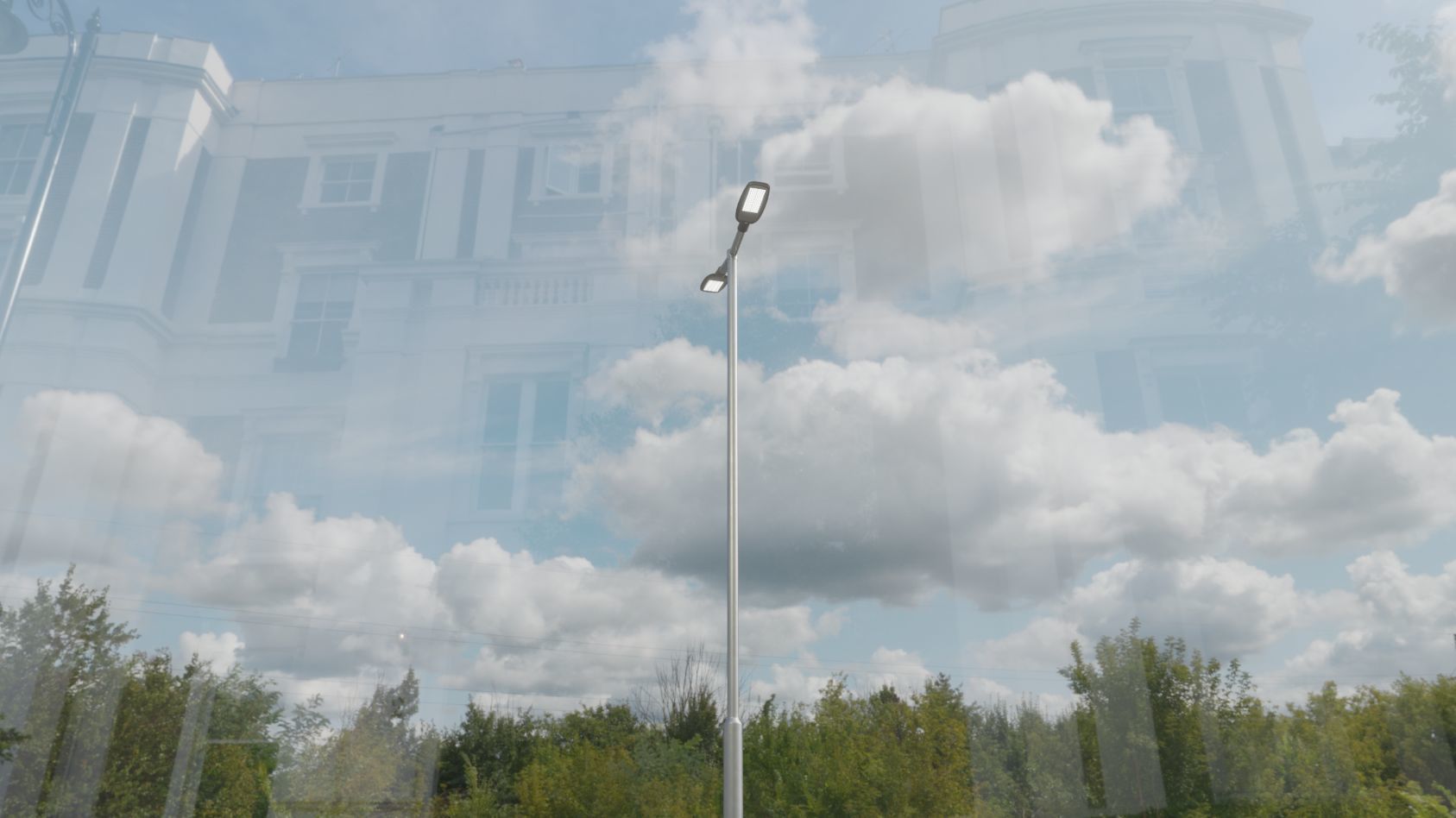Street Light 12 version 7 5m with pole 2 Low-poly 3D model_25