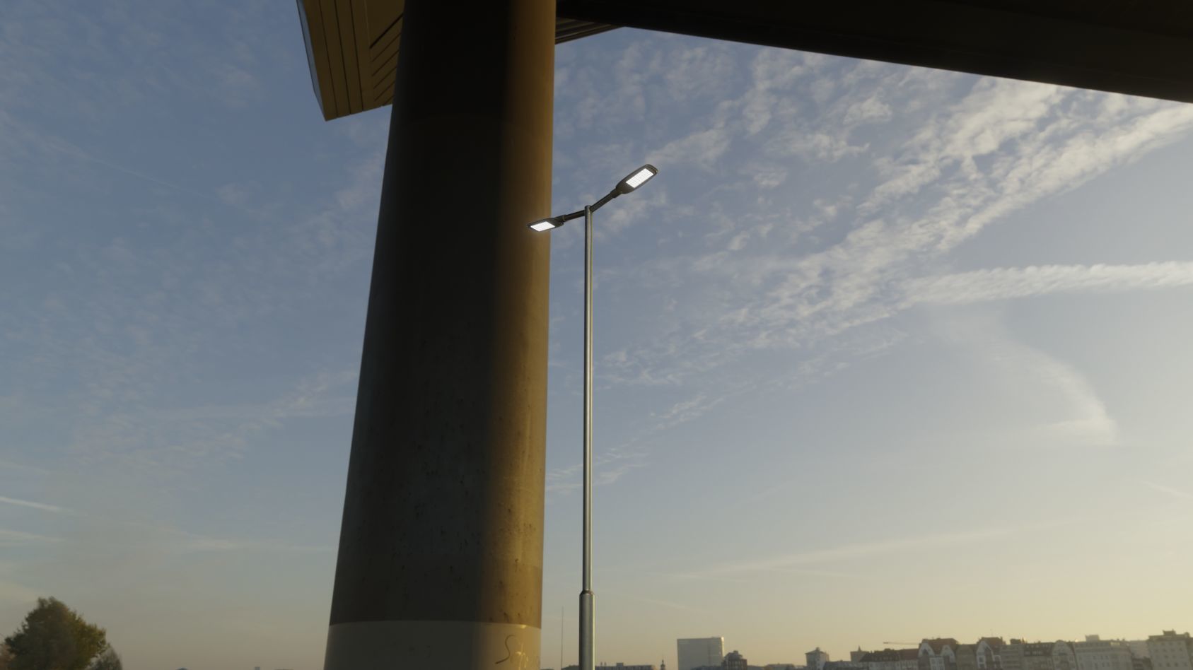 Street Light 12 version 7 5m with pole 2 Low-poly 3D model_22