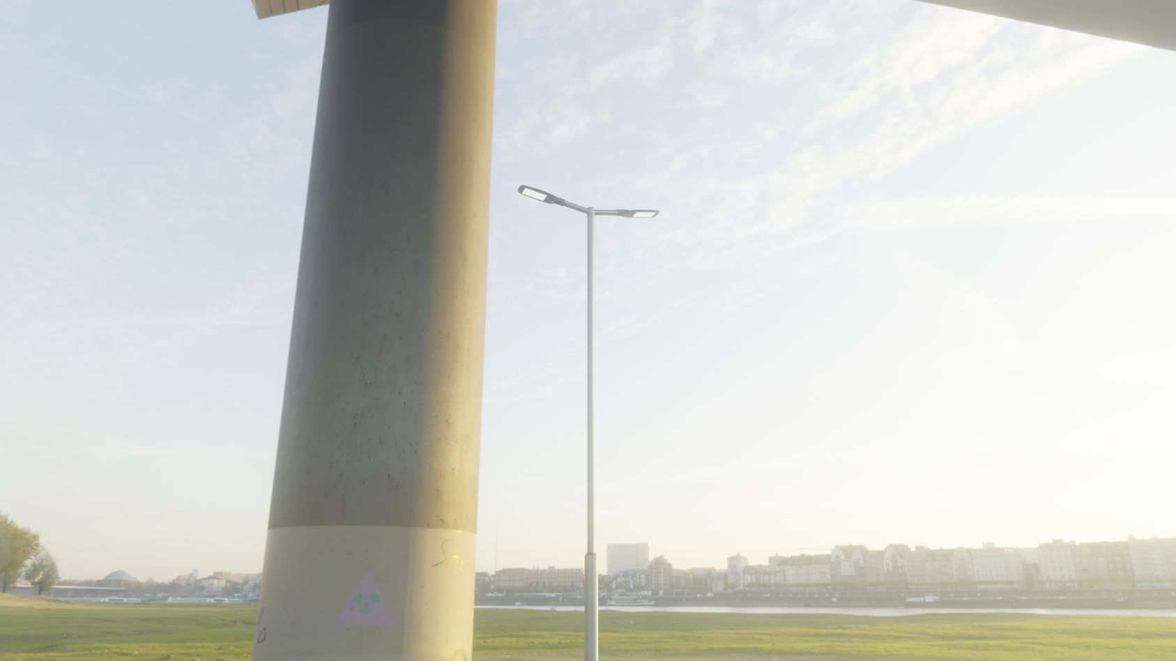 Street Light 12 version 7 5m with pole 2 Low-poly 3D model_77