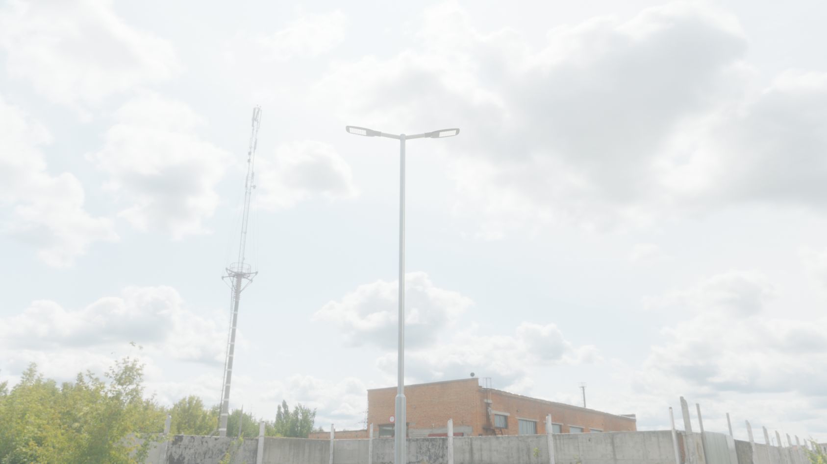 Street Light 12 version 7 5m with pole 2 Low-poly 3D model_18