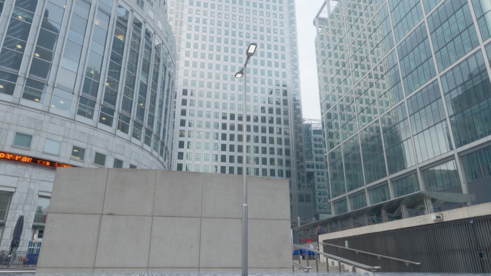 Street Light 12 version 7 5m with pole 2 Low-poly 3D model_58