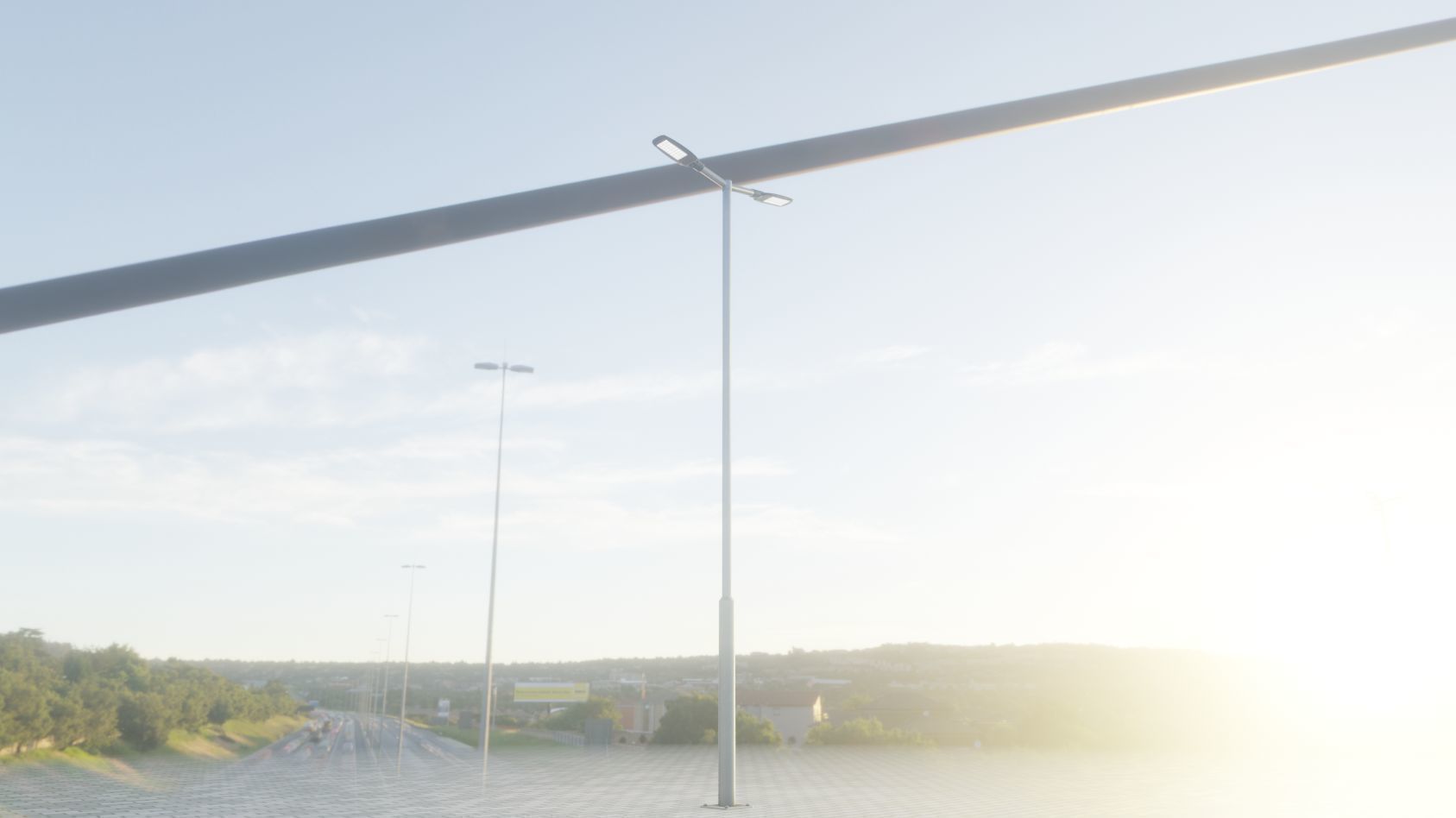 Street Light 12 version 7 5m with pole 2 Low-poly 3D model_75