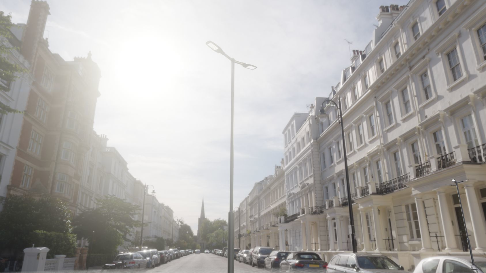 Street Light 12 version 7 5m with pole 2 Low-poly 3D model_47