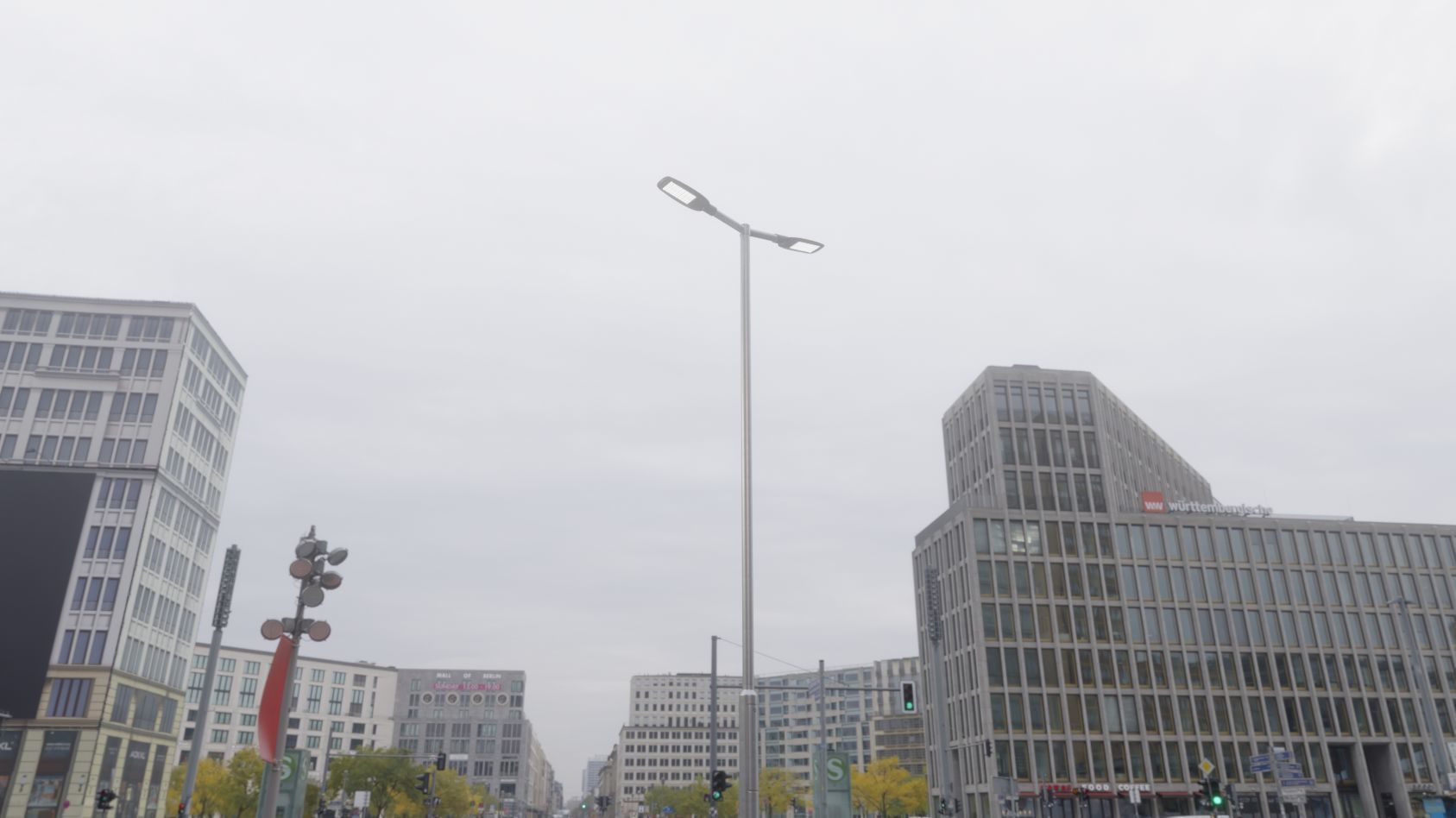 Street Light 12 version 7 5m with pole 2 Low-poly 3D model_31