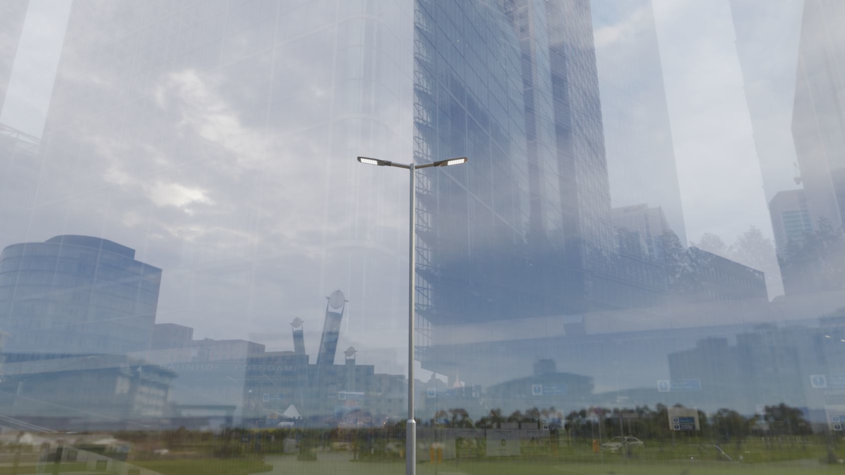 Street Light 12 version 7 5m with pole 2 Low-poly 3D model_79