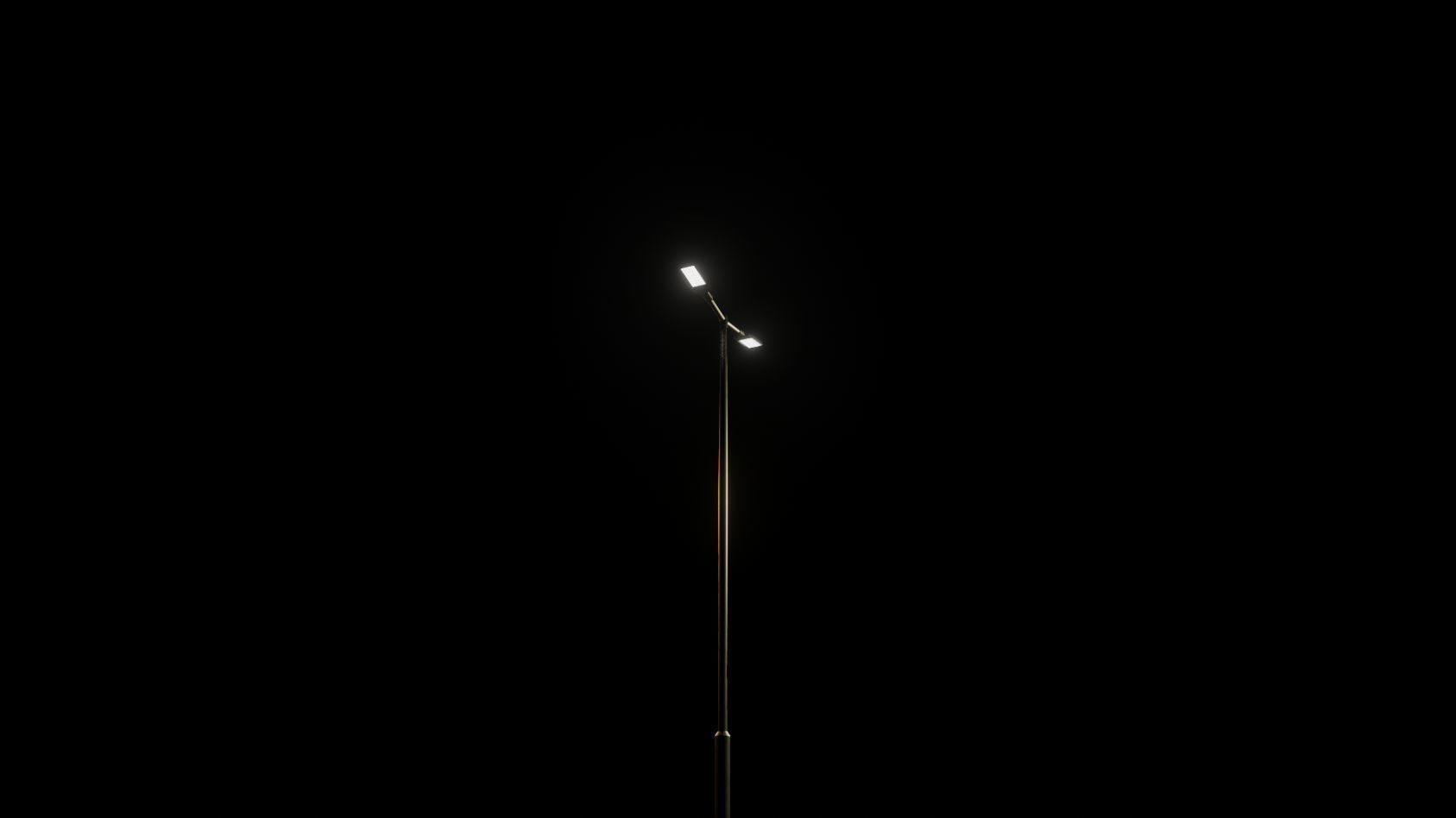 Street Light 12 version 7 5m with pole 2 Low-poly 3D model_73