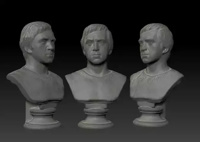 Vladimir Vysotsky buste scan