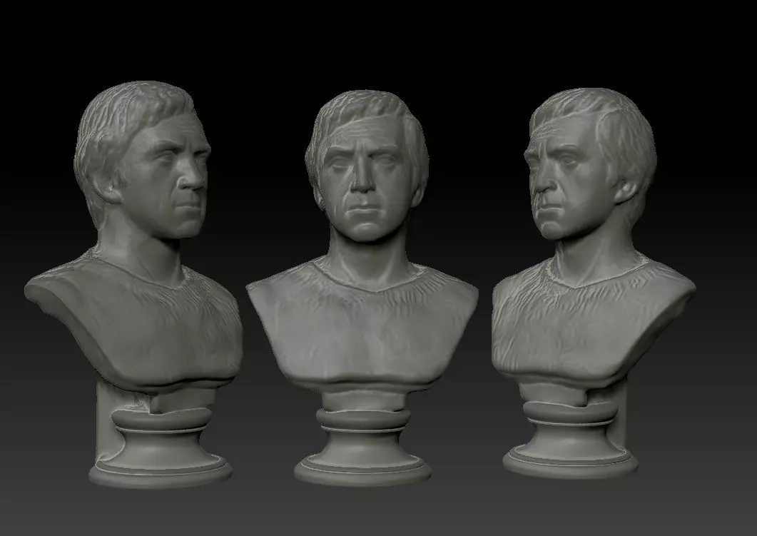 Vladimir Vysotsky buste scan 3D print model