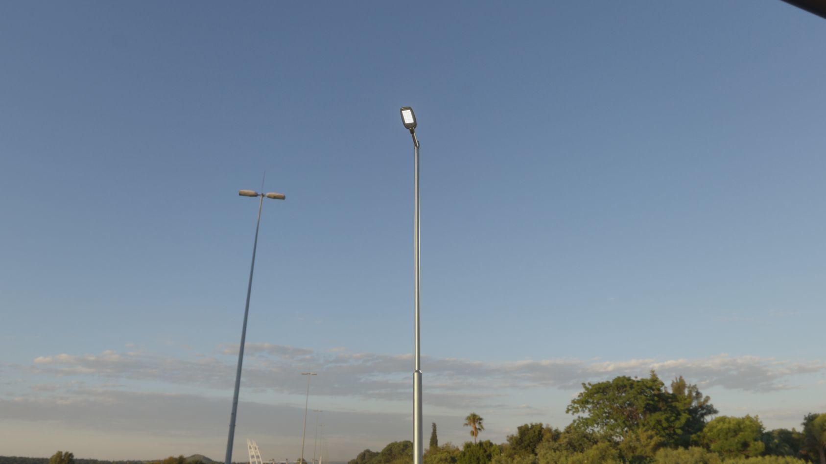 Street Light 12 version 6 5m with pole 2 Low-poly 3D model_40