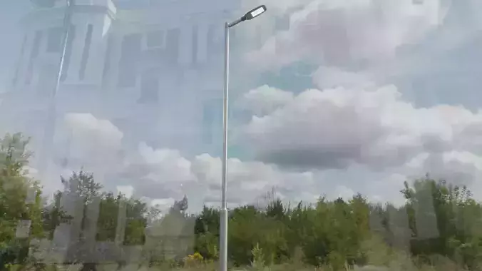 Street Light 12 version 6 5m with pole 2 Low-poly 3D model