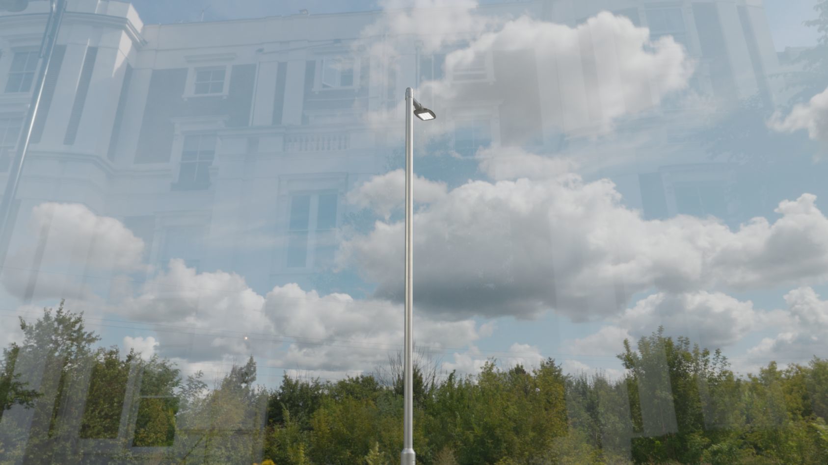 Street Light 12 version 6 5m with pole 2 Low-poly 3D model_90