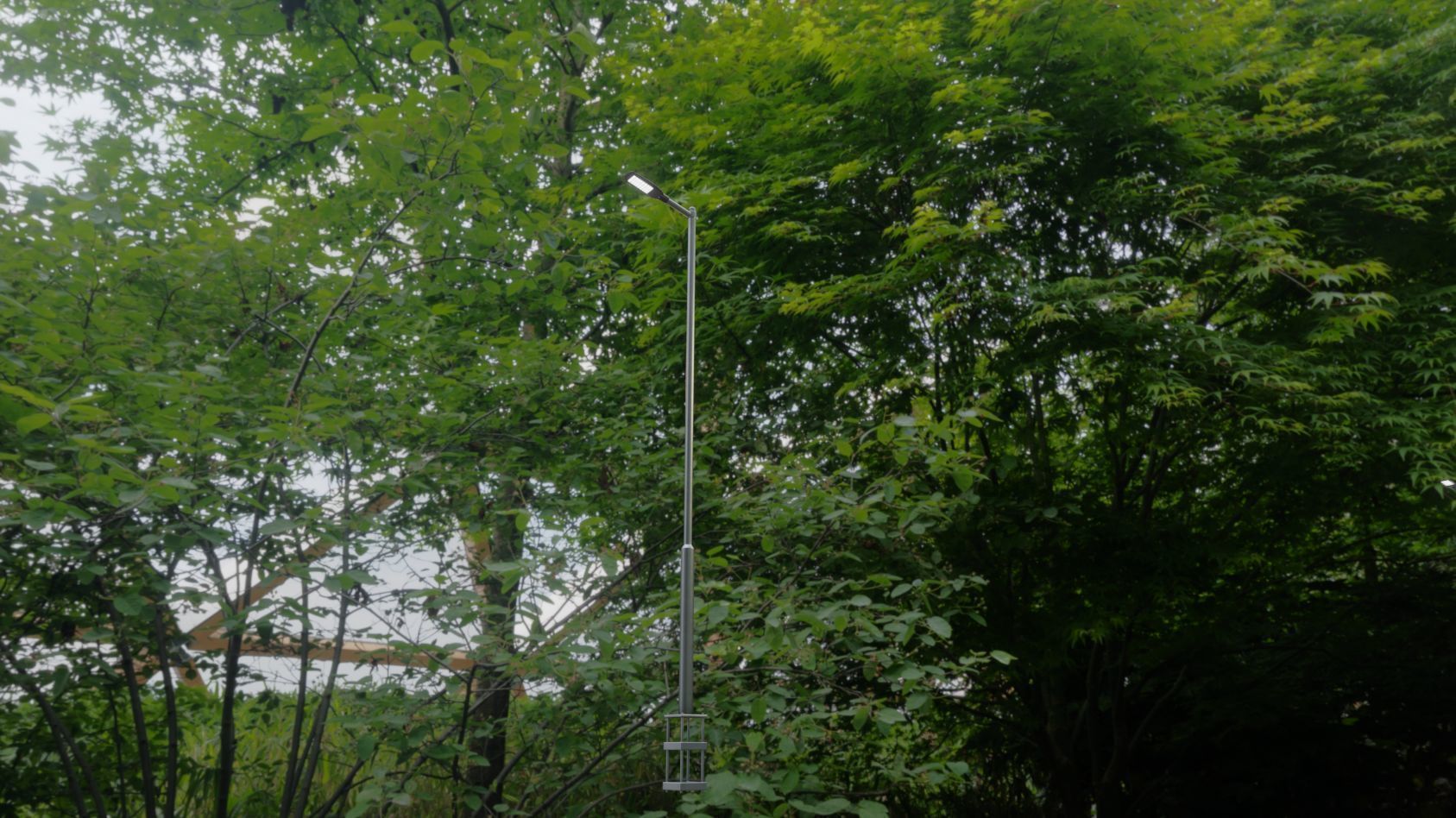 Street Light 12 version 6 5m with pole 2 Low-poly 3D model_77