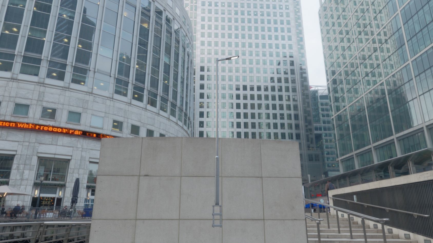 Street Light 12 version 6 5m with pole 2 Low-poly 3D model_63