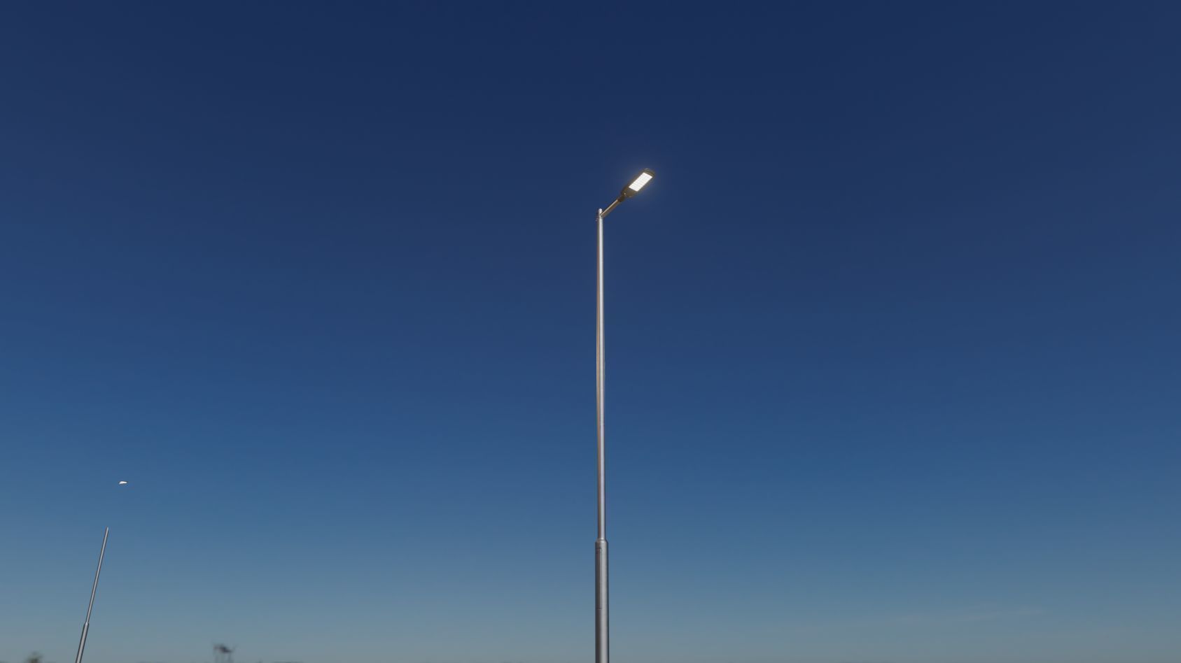 Street Light 12 version 6 5m with pole 2 Low-poly 3D model_35