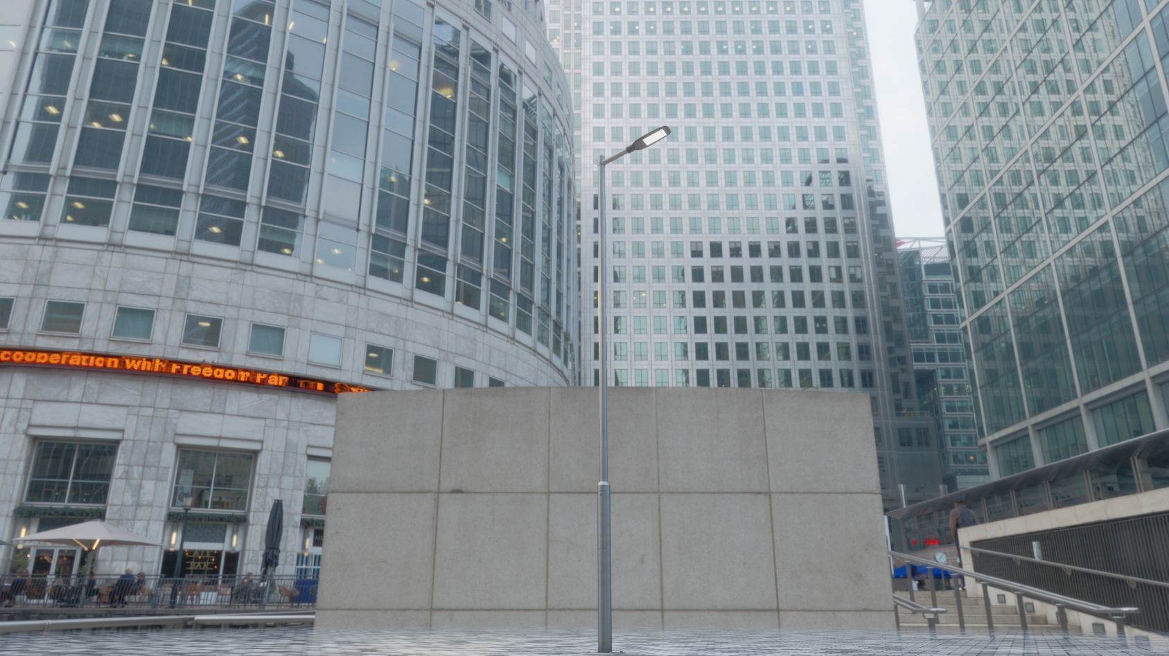 Street Light 12 version 6 5m with pole 2 Low-poly 3D model_33