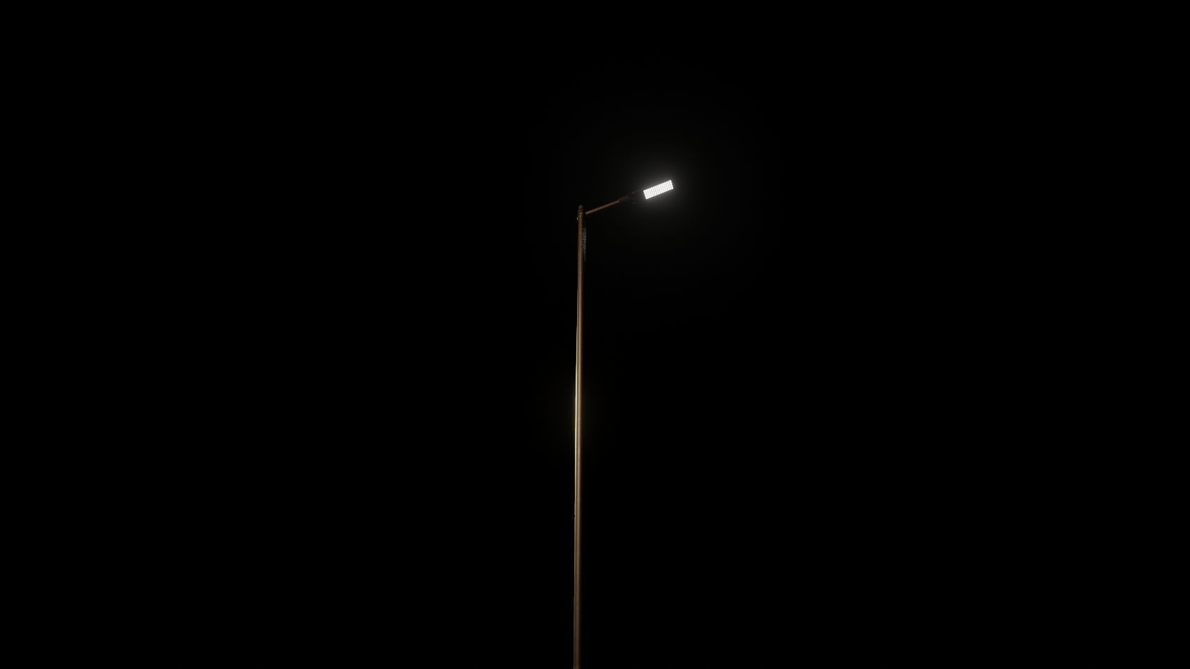 Street Light 12 version 6 5m with pole 2 Low-poly 3D model_98