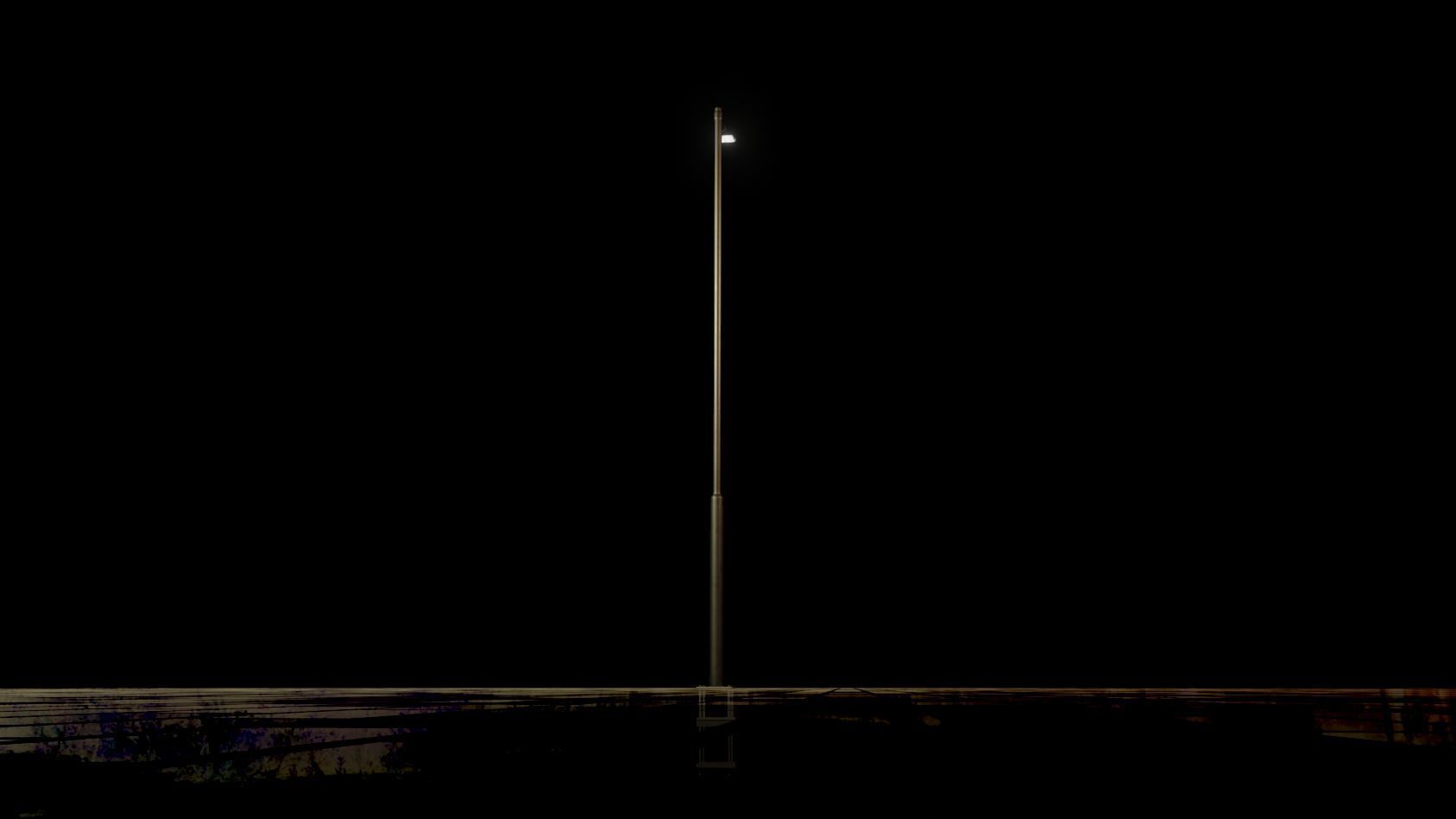Street Light 12 version 6 5m with pole 2 Low-poly 3D model_23