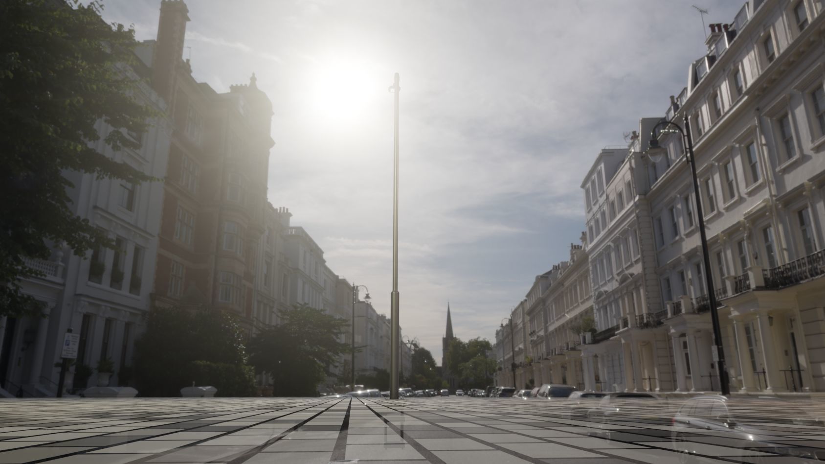 Street Light 12 version 6 5m with pole 2 Low-poly 3D model_22