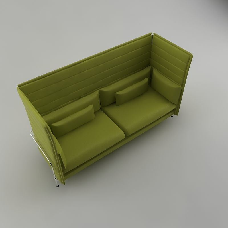 Vitra Alcove HB 3D model_1