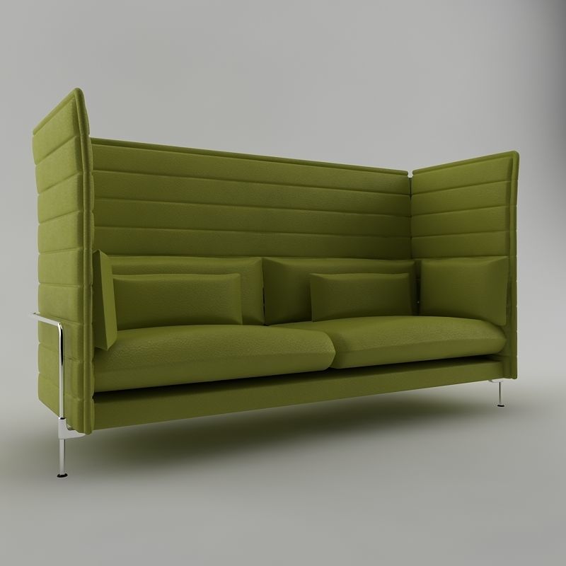 Vitra Alcove HB 3D model_2