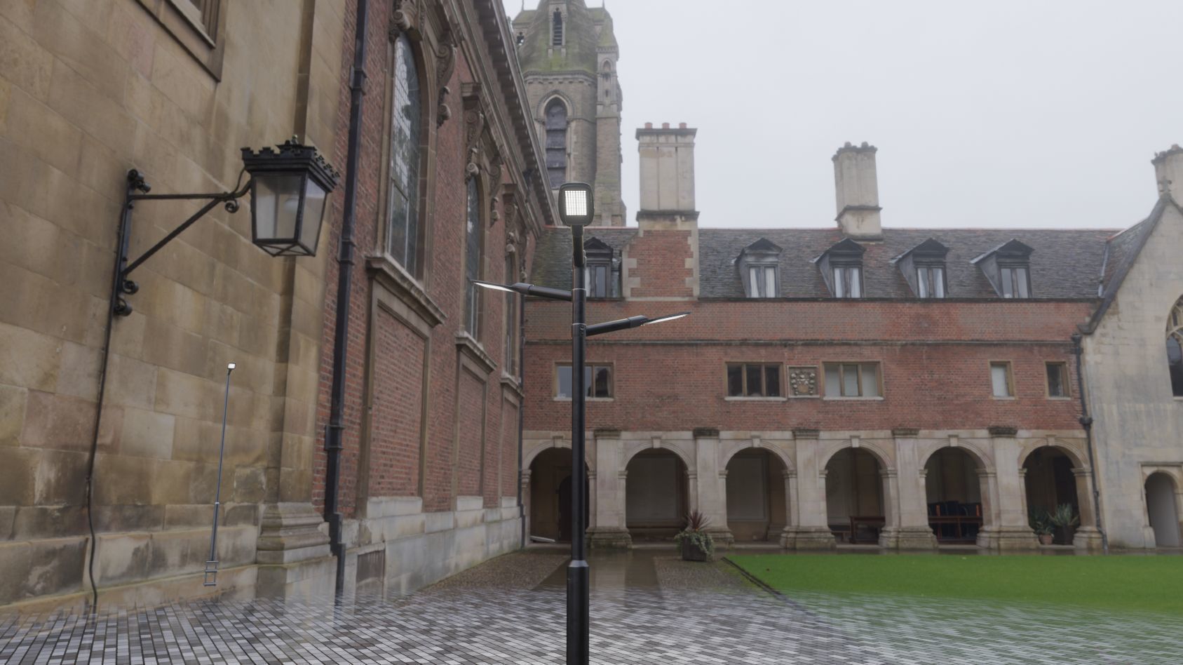 Street Light 12 version 5 3m with pole 3 Low-poly 3D model_5