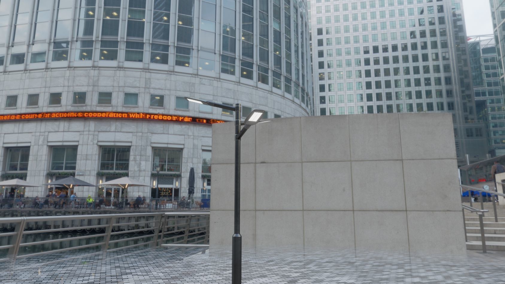 Street Light 12 version 5 3m with pole 3 Low-poly 3D model_13