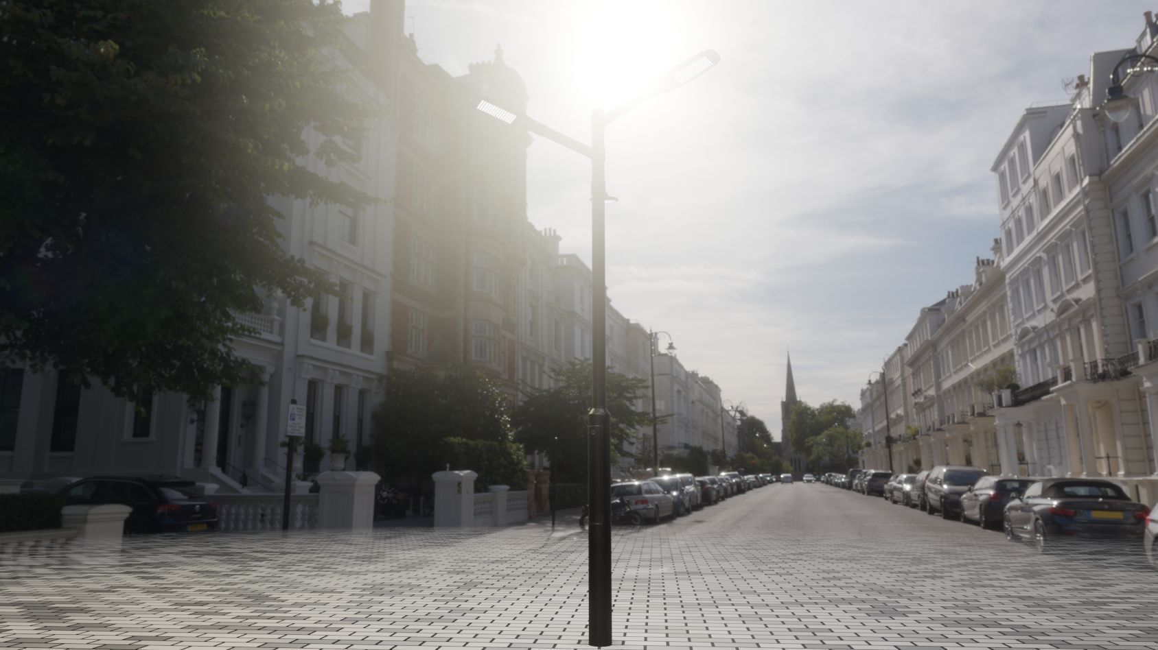 Street Light 12 version 5 3m with pole 3 Low-poly 3D model_32