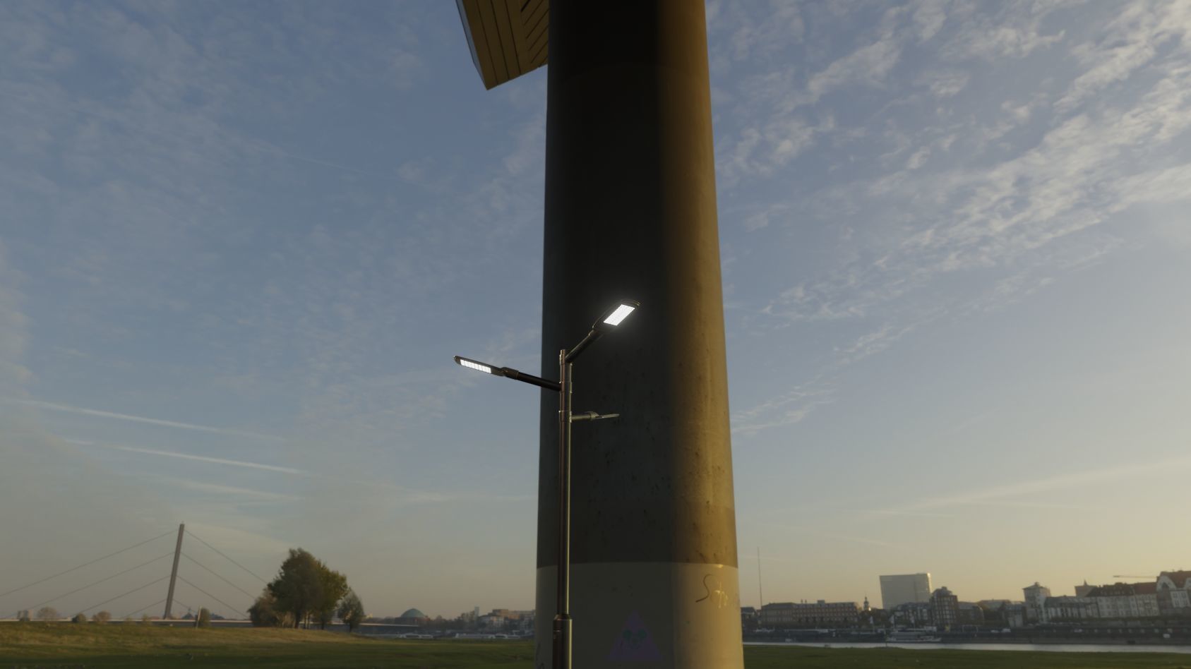 Street Light 12 version 5 3m with pole 3 Low-poly 3D model_67