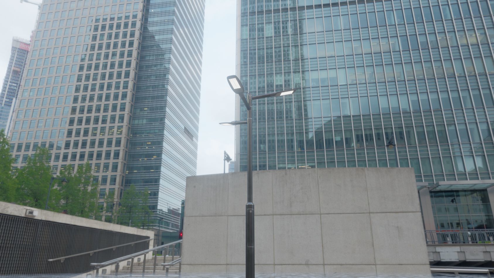 Street Light 12 version 5 3m with pole 3 Low-poly 3D model_28