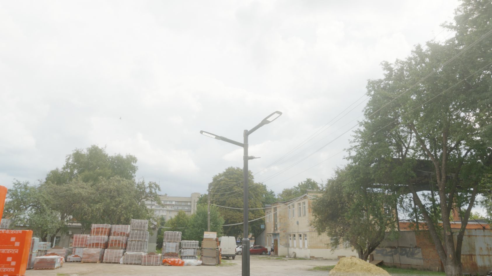 Street Light 12 version 5 3m with pole 3 Low-poly 3D model_66