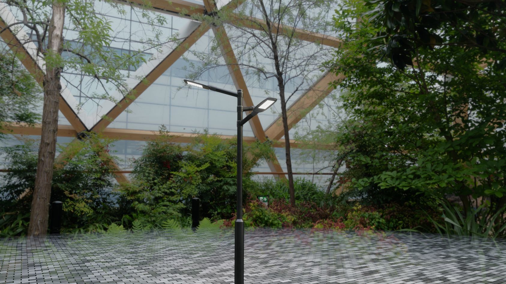 Street Light 12 version 5 3m with pole 3 Low-poly 3D model_12