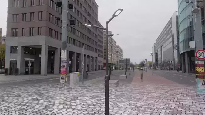 Street Light 12 version 5 3m with pole 3 Low-poly 3D model
