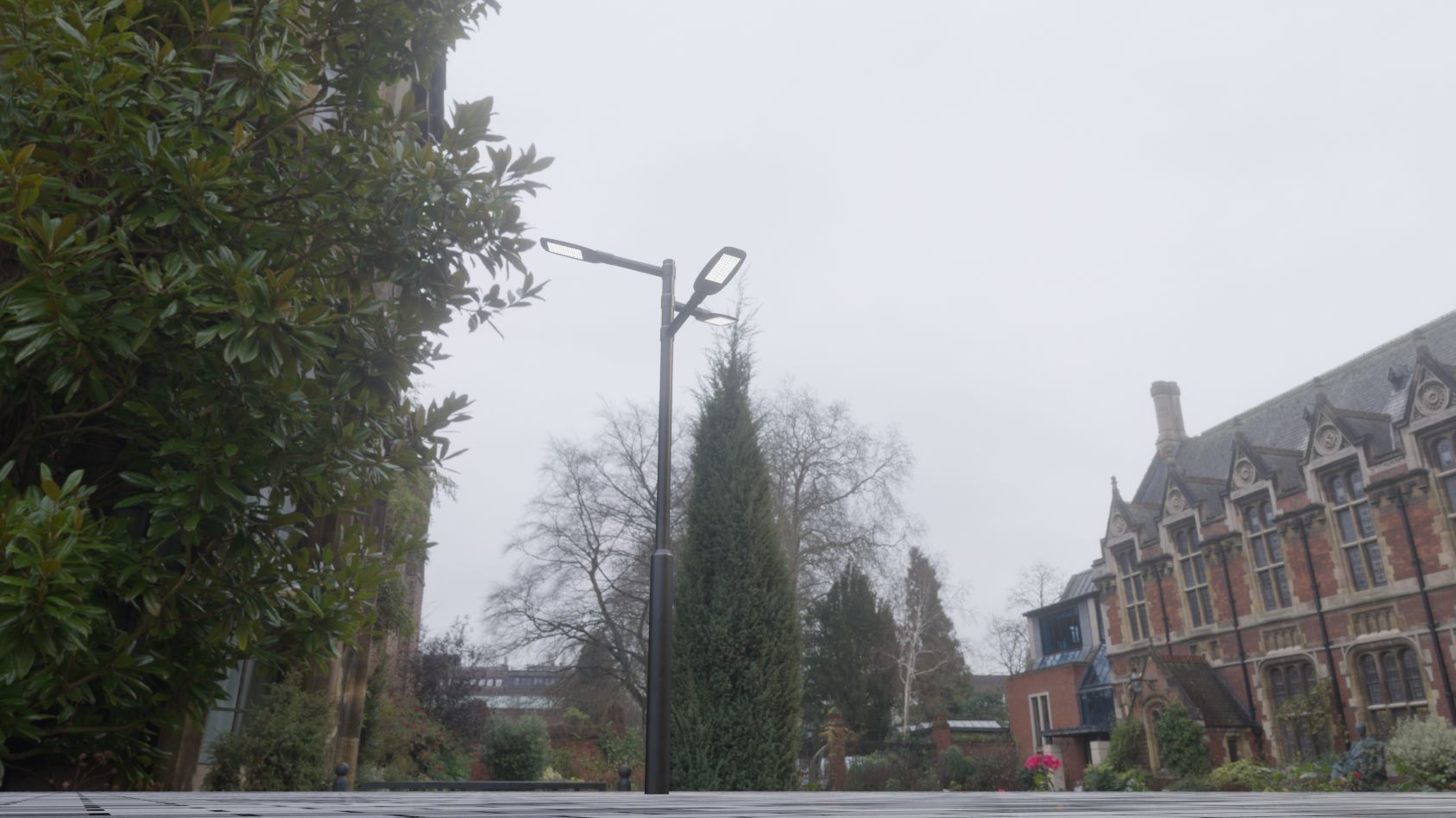 Street Light 12 version 5 3m with pole 3 Low-poly 3D model_79