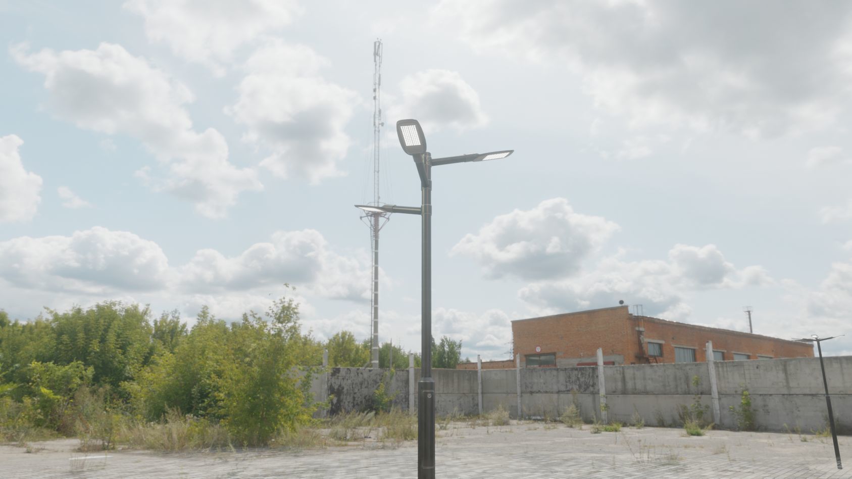 Street Light 12 version 5 3m with pole 3 Low-poly 3D model_93