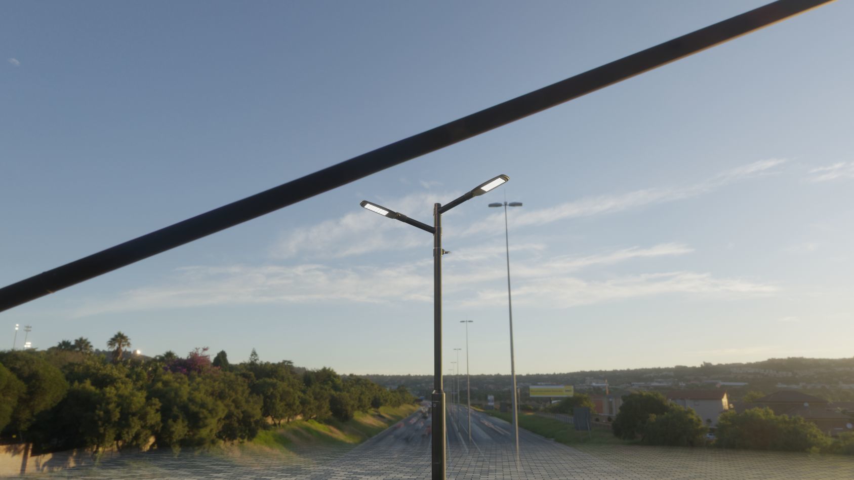 Street Light 12 version 5 3m with pole 3 Low-poly 3D model_65